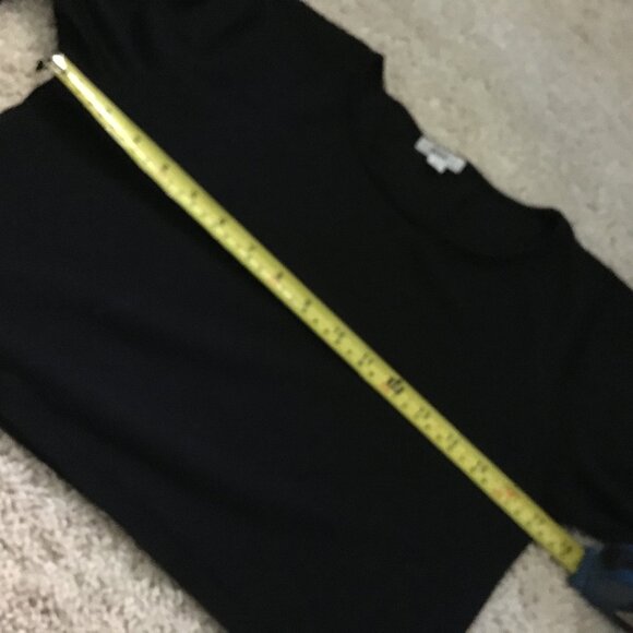 Stretchy Cropped Black Ribbed Top - Picture 5 of 11